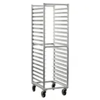 image of New Age 1331 20 Pan Mobile Full Height End Load Aluminum Bun / Sheet Pan Rack 