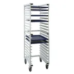 image of New Age 1331U 20 Pan Full Height End Load Aluminum U-Type Nesting Bun / Sheet Pan Rack 