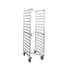 image of New Age 1332Z 15 Pan Full Height End Load Aluminum Z-Type Nesting Bun / Sheet Pan Rack