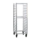 image of New Age 1361 17 Pan Mobile End Load Aluminum Bun / Sheet Pan Rack
