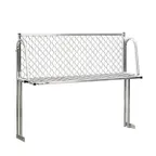 image of New Age 1372T NSF Aluminum Table Mounted Boat Rack - 60" x 15"