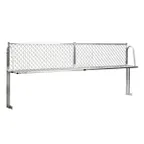 image of New Age 1373T NSF Aluminum Table Mounted Boat Rack - 72" x 15"