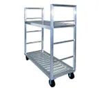 image of New Age 1431 Uni-T Truck, 2000 lbs, 2 Shelves 27x58, Aluminum, NSF, 4 Casters