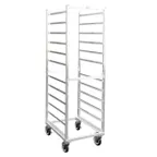 image of New Age 1482 Aluminum 13 Pan Poly Box / Sheet Pan Combination Rack for 18" x 26"