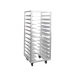 image of New Age 1635 12 Pan End Load Aluminum Universal Bun / Sheet Pan Rack w/ 4-1/2" Bottom Load Slides
