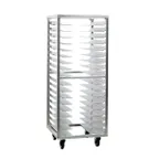 image of New Age 1637 18 Pan End Load Aluminum Universal Bun / Sheet Pan Rack w/ 3" Bottom Load Slides