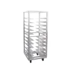 image of New Age 1650 12 Pan End Load Universal Adjustable Stepped-Angle Roll-In Bun / Sheet Pan Rack