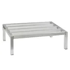 image of New Age 2007 72" x 30" x 12" Aluminum Mobile Dunnage Rack with 4000 lb. Capacity, NSF