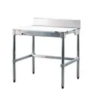 image of New Age 24PBS84KD Work Table, 84"W X 24"D, Aluminum Construction, 5/8" Poly Top