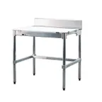 image of New Age 24PBS96KD Work Table, 96"W X 24"D, Aluminum Construction, 5/8" Poly Top