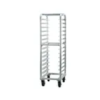 image of New Age 4332 Lifetime Series 15 Pan Mobile End Load Aluminum Bun / Sheet Pan Rack