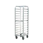 image of New Age 4340 Lifetime Series 12 Pan End Load Heavy Duty Aluminum Bun / Sheet Pan Rack