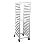 image of New Age 6301 20 Pan Mobile Full Height End Load Aluminum Bun / Sheet Pan Rack 