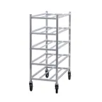 image of New Age 6354 Aluminum Universal Platter Rack w/ 5 Shelf Capacity