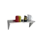 image of New Age 92094 Aluminum Solid Wall Mounted Shelf - 48"W x 18"D