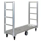 image of New Age 96055 U-Boat Cart, 20x52.25x60, 1500 lbs, Aluminum Frame, Dual Handle, Polyurethane Casters