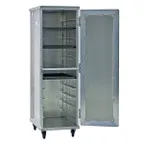 image of New Age 97243 12 Pan Full Height Aluminum End Load Mobile Bun / Food Pan Enclosed Cabinet