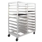 image of New Age 97690 20 Pan Aluminum Universal Bun / Sheet Pan Rack w/ 6" Bottom Load Slides