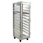 image of New Age 98063 10 Pan Mobile Bun / Food Pan Enclosed Display Cabinet