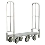 image of New Age BDT18568 1200 lb Bulk Delivery Truck, 18x63x61, Aluminum Frame, Dual Handle, 8 Inch Casters