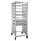 image of New Age NS621KD 20 Screen End Load Full Height Mobile Donut Screen Rack