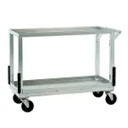 image of New Age NS765 NSF Aluminum 2-Shelf Floral Utility Cart 