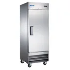 image of Norpole NE19F 29'' One Section Solid Door Reach-In Freezer, Bottom Mounted, 19 cu. ft.