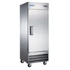 image of Norpole NE19R 29" 1-Section Reach-In Refrigerator w/ Solid Door, Bottom-Mount, 19 cu. ft.