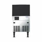 image of Norpole NPCIM120H 20" Air Cooled Half Cube 120 lb Undercounter Ice Machine with 40 lb Bin