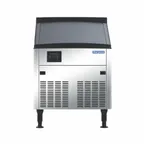 image of Norpole NPCIM160H 26" Air Cooled Half Cube 160 lb Undercounter Ice Machine with 80 lb Bin