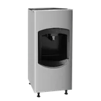 image of Norpole NPCIM350DB 22" Floor Model Full Cube 350 lb Ice Dispenser, Air Cooled, 230 lb Bin
