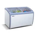 image of Norpole NPSC49W Chest Freezer, 49"-60" Width, 12.7 Cu Ft, White, Glass Hinged/Flip Top Door