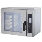 image of NU-VU NCOT5 Single-Deck Half-Size Electric Convection Oven w/ Programmable Touch Controls