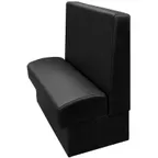 image of Oak Street AM-4842-SGL 48" Single Plain Back Booth, Upholstered Seat & Back, 42" Height