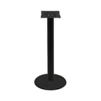 image of Oak Street B18DISC-CTR 18" Dia. Counter Height Table Disc Base, 3" Steel Column, Black Sandtex Finish