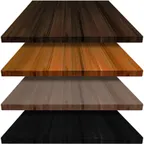 image of Oak Street BPO4848 - Square Oak Butcher Block Restaurant Table Top, 48" x 48", 1-3/4" Thick, Kiln Dried Solid Wood