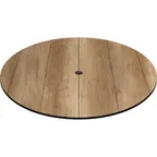 image of Oak Street CC30R COMPCOR Round Table Top, 30" Dia., 12mm Thick, Weather Resistant, Phenolic Resin with High Pressure Laminate
