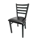 image of Oak Street CM-234R Indoor Dining Chair with Ladder Back