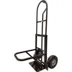 image of Oak Street HD2082 Black Steel Chair Dolly, 20"W x 13.5"D x 52"H, 15 Stacking Chair Capacity