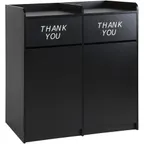 image of Oak Street M8530 Cabinet Style Trash Receptacle