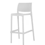 image of Oak Street OD-BS-711-WHT Teton Stacking Bar Stool, Indoor/Outdoor