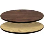 image of Oak Street OW30R Laminate Reversible Table Top, T-Mold Edge