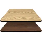 image of Oak Street OW3636 36" X 36" Laminate Reversible Table Top, T-Mold Edge