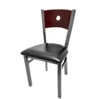 image of Oak Street SL2150CCS-B Indoor Dining Chair with Wood Back