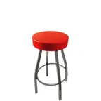image of Oak Street SL3132-CCS-RED Indoor Swivel Bar Stool