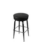 image of Oak Street SL3135-BLK Indoor Swivel Bar Stool