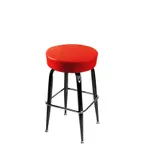 image of Oak Street SL3135-RED Indoor Swivel Bar Stool