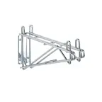 image of Olympic J2WD24C Double Wall Bracket, 24" Deep, Chrome Plated Finish, NSF Certified