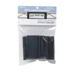 image of Olympic J3BLH-CTN Snap-On Point-of-Sale Label Holders, 3"W x 1-1/4"H, Black, Case of 12