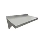 image of Olympic JWS1248SS Stainless Steel Wall-Mounted Shelf - 48"W x 12"D